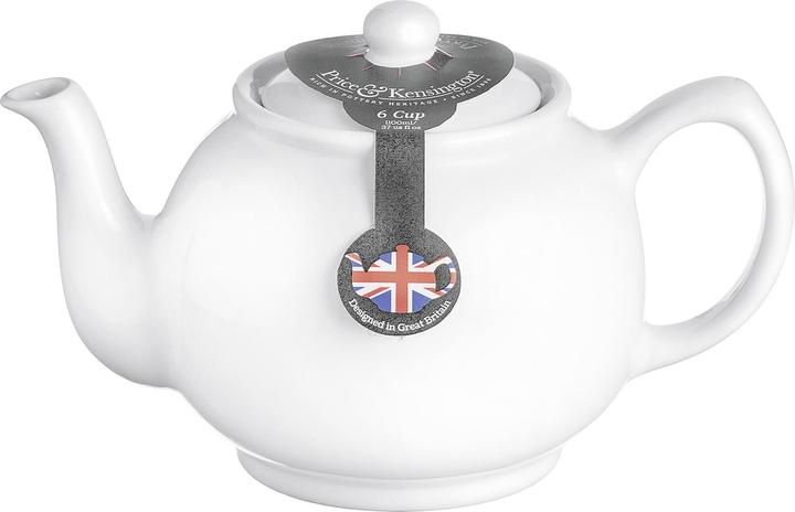 Produktbild Price & Kensington P&K Set Teekanne + Teesieb, weiss, 6 Tassen (1.10 l)