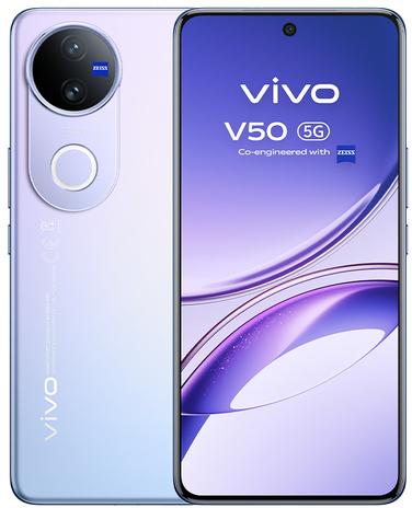 Immagine prodotto Vivo V50 12+512GB 5G PURPLE (512 GB, Mist Purple, 6.77", Doppia SIM, 5G)
