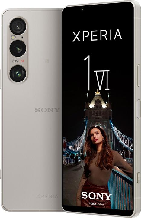 Productafbeelding Sony Xperia 1 VI (256 GB, Platina zilver, 6.50", Dubbele SIM, 5G)