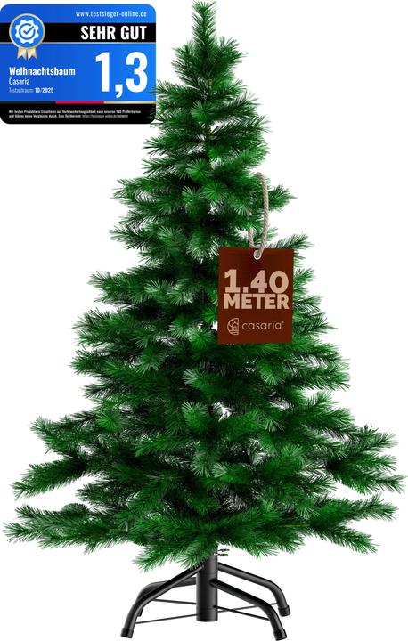 Actual product image Casaria Weihnachtsbaum (140 cm)