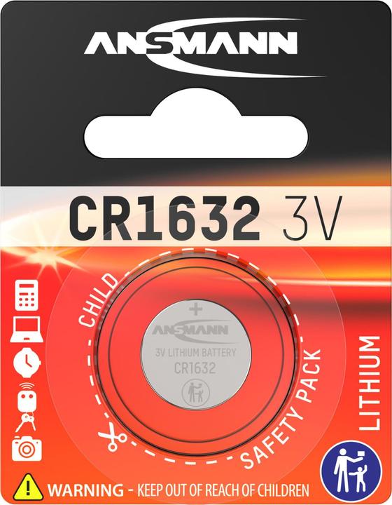 Image du produit Ansmann CR 1632 (1 pcs, CR1632, 120 mAh)