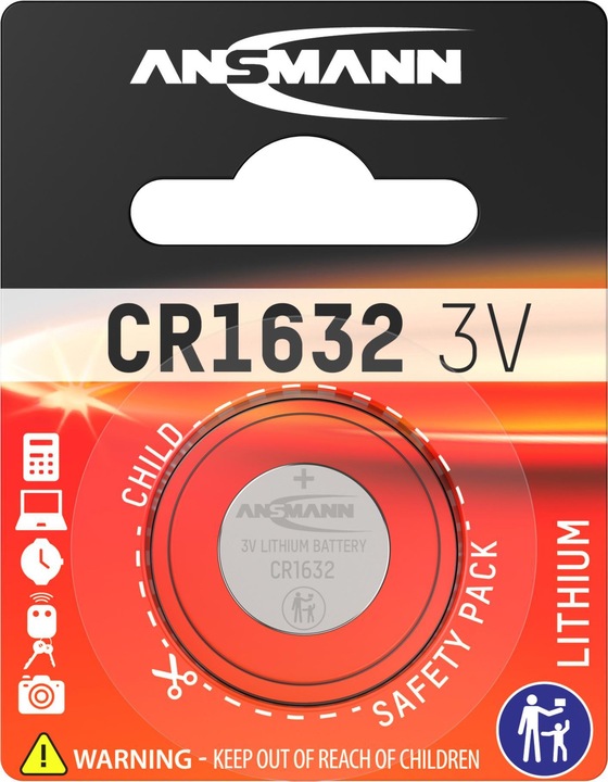 Produktbild Ansmann CR 1632 (1 Stk., CR1632, 120 mAh)
