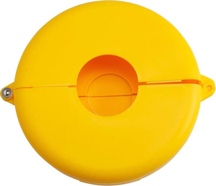 Actual product image Brady GVLO 6.5-10, yellow, straight-way valve shut-offs 165-254 mm