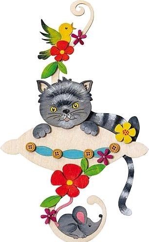 Produktbild Kuhnert Katze Bastelset Fensterbild