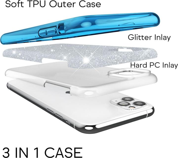 Image du produit Nalia Couverture à paillettes (Apple iPhone 11 Pro)