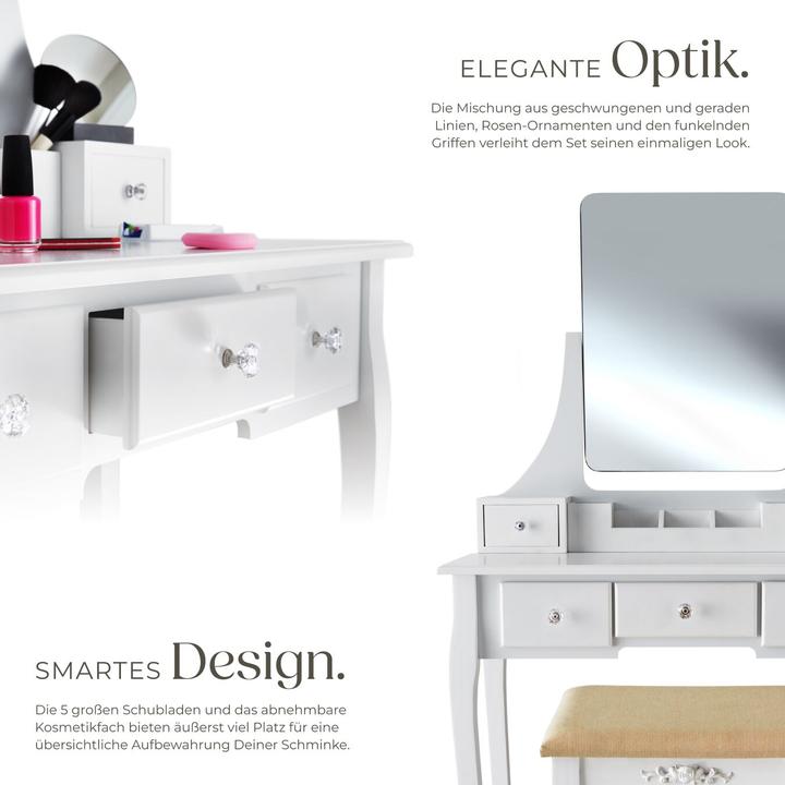 Produktbild tectake Claire (80 x 40 x 138 cm)
