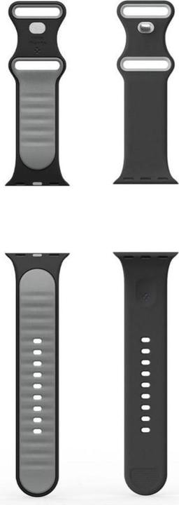 Produktbild Spigen - Nano Pop - Apple Watch 1/2/3/4/5/6/7/8/9/10/SE/SE 2 (38/40/41/42mm) - Black Sesame (42 mm, Silikon, Kunststoff)