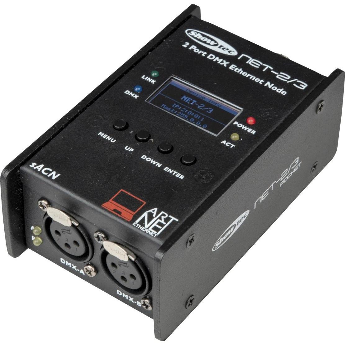 Showtec NET-2/3 Pocket, Lichtsteuerung