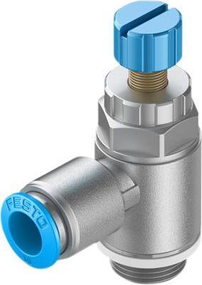 Festo GRLA-3/8-QS-10-RS-D 534343 Valvola di non ritorno dell'acceleratore