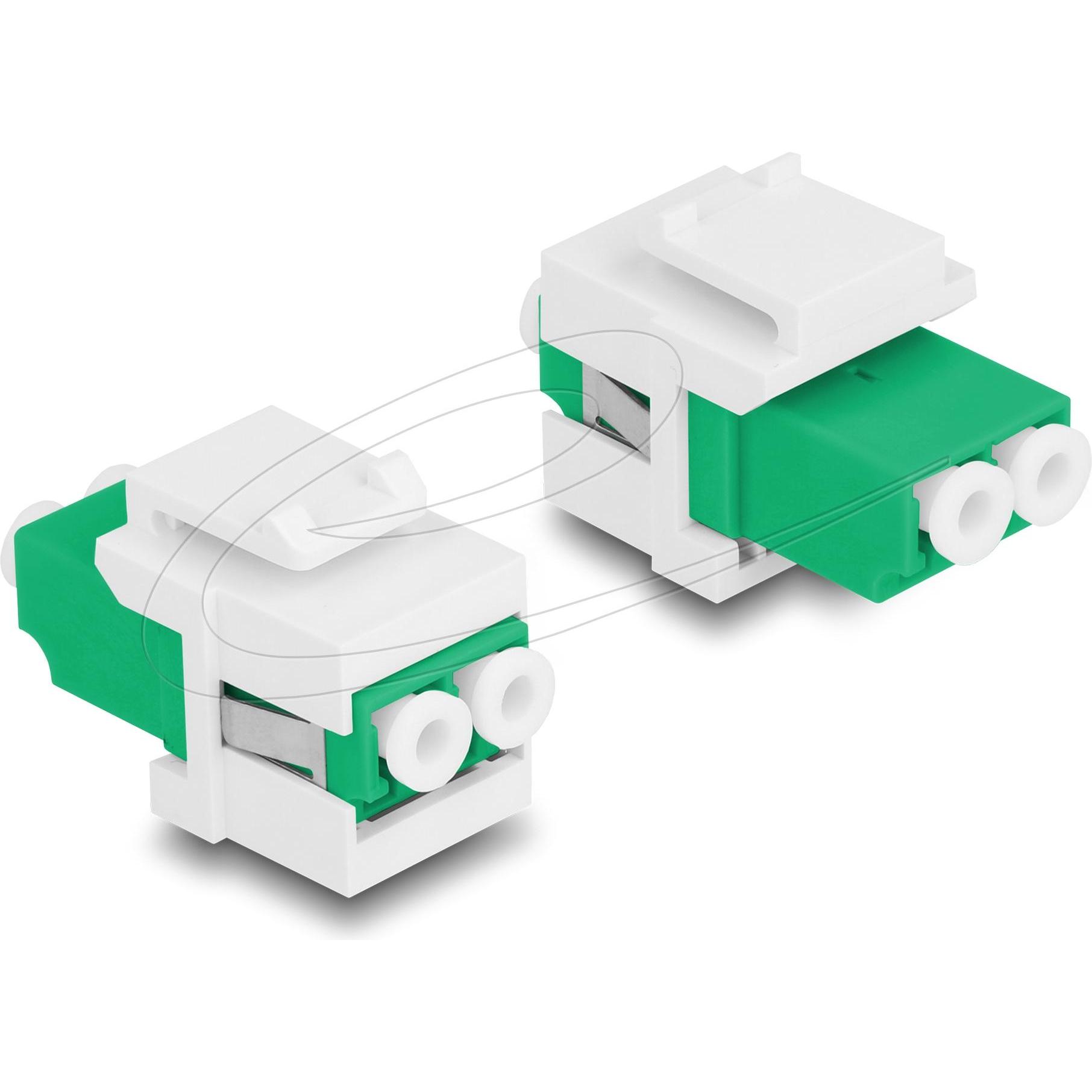 Delock Keystone Modul LC Duplex Buchse zu LC Duplex Buchse g (Modulo Keystone), Accessori di rete