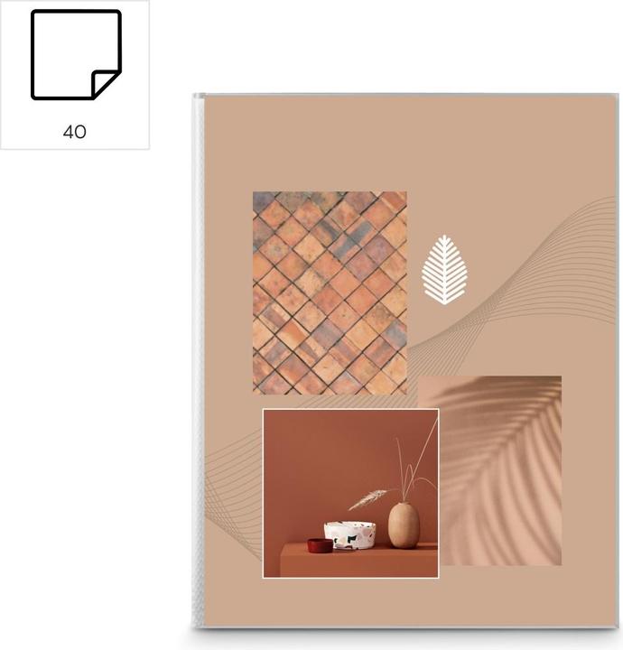 Actual product image Hama Softcover album "Singo II", for 80 photos in 10x15 cm format, terracotta (10 x 15 cm)