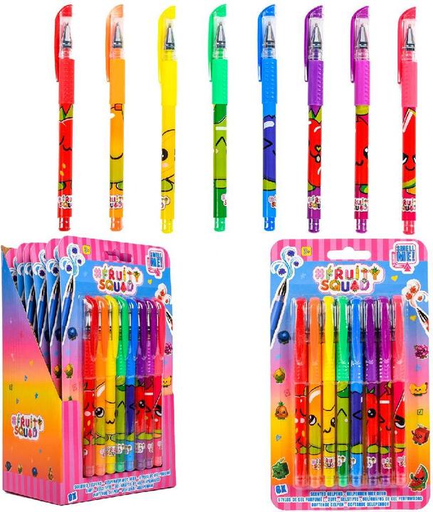 Canenco Fruity Squad Gelpennen met Geur, 8st. (8x)