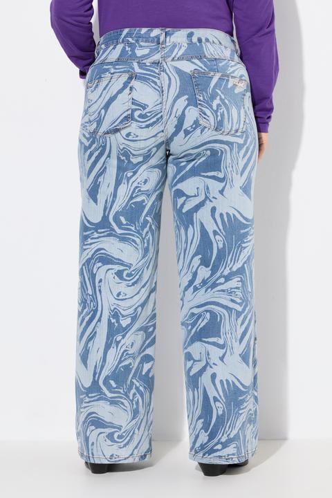 Produktbild Angel of Style Jeans, Wide Legs, Laserprint, 5-Pocket (44)