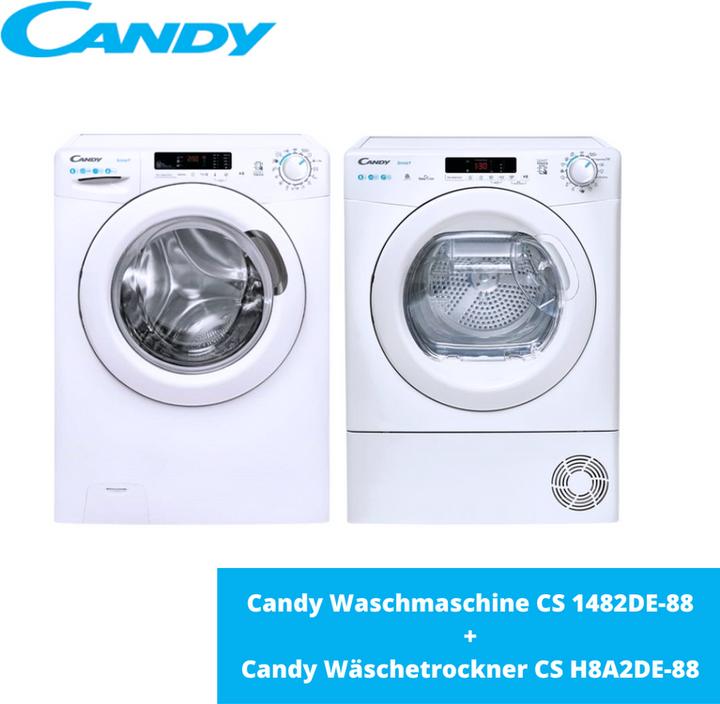 Actual product image Candy CS 1482DE-88 (8 kg, Right, EU plug)