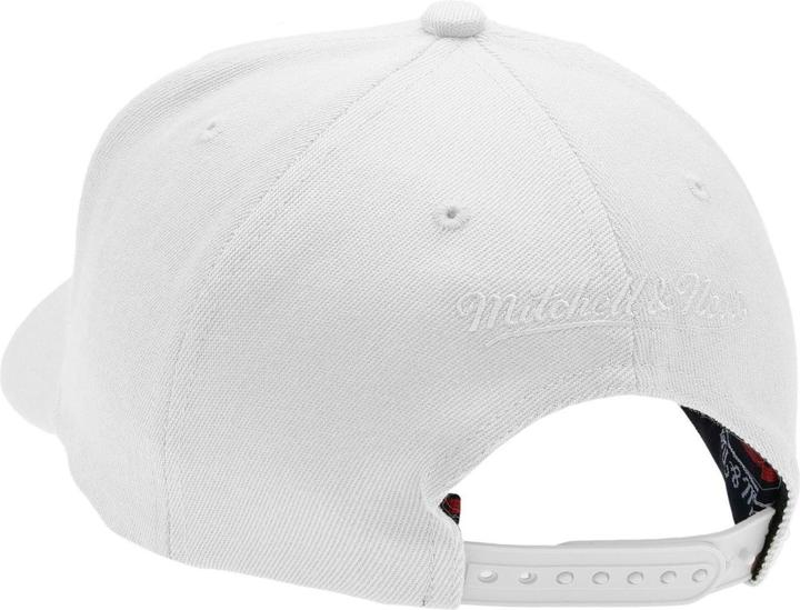 Produktbild Mitchell & Ness M&N Stretch Snapback Classic Red Stretch-Fit Cap Weiss (One Size)