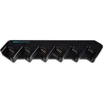 Hytera 6-fach Multifunktionsladegerät für Li-Ion/Li-Polymer-Akkus für HP5 HP6 HP7-Serie und PT590, Walkie-talkie