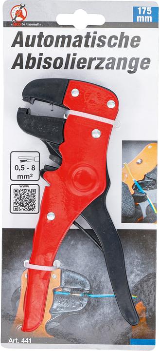 Actual product image BGS Automatic Wire Stripper 0.5 - 8 mm² 175 mm (175 mm)
