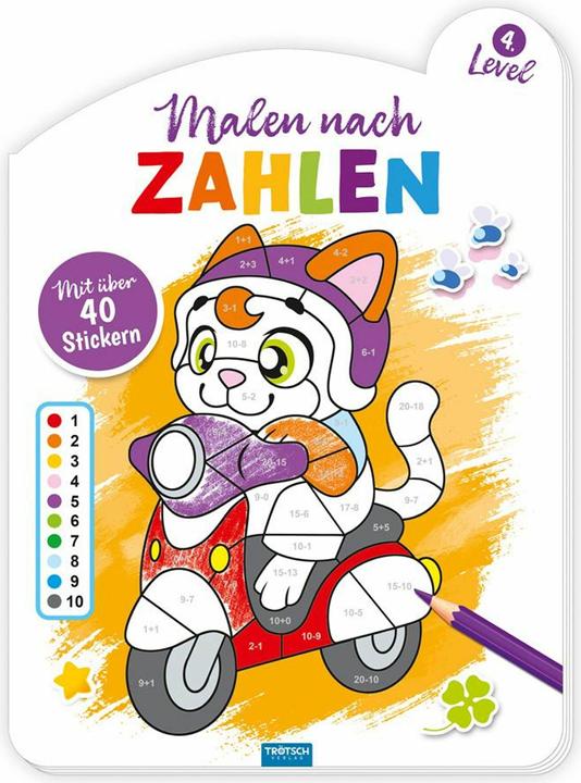 Produktbild Malen nach Zahlen 4. Level Malbuch