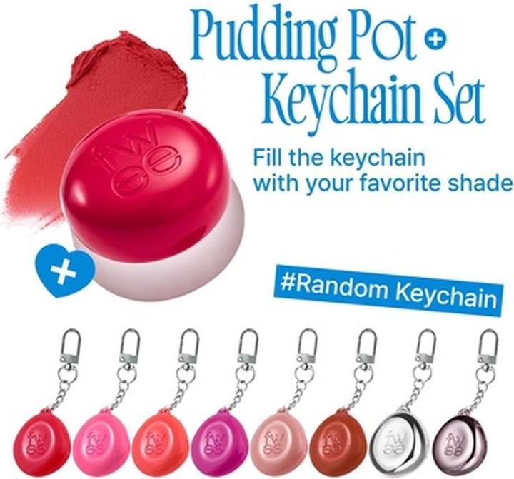 Produktbild Fwee Blurry Pudding Pot Keychain Set - Airbrushed Blush & Buildable Lip