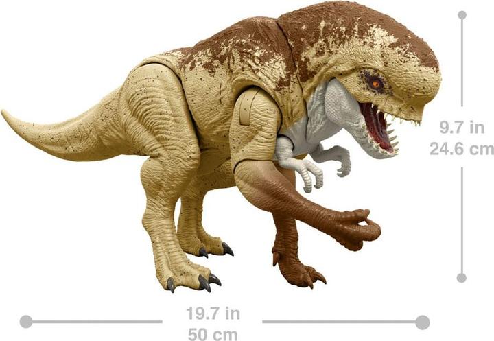 Actual product image Jurassic World Rebirth Rumble N Rampage Distortus Rex