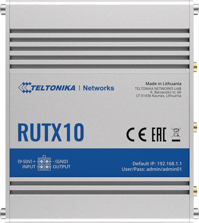 Produktbild Teltonika RUTX10 000000 - Enterprise VPN Router der nächsten Generation
