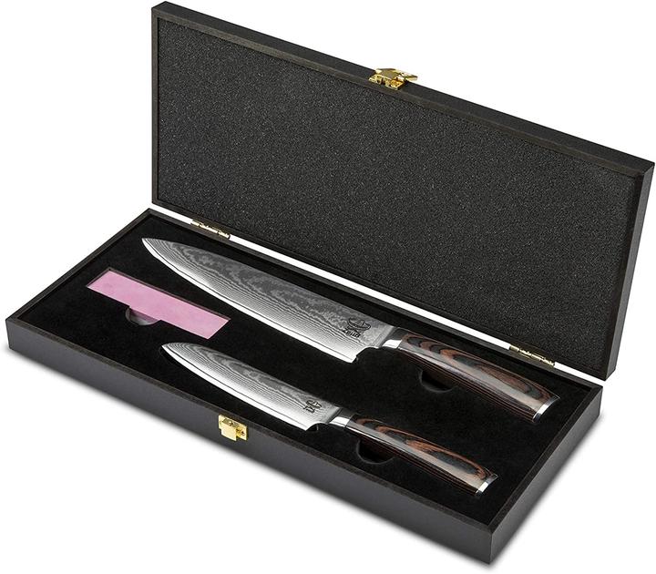 Actual product image Zeuß Damascus knife (20 cm)