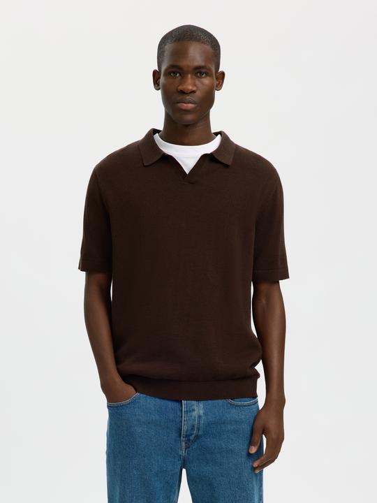 Immagine prodotto Selected Slhmattis Ss Linen Blend Open Polo Noos (M)