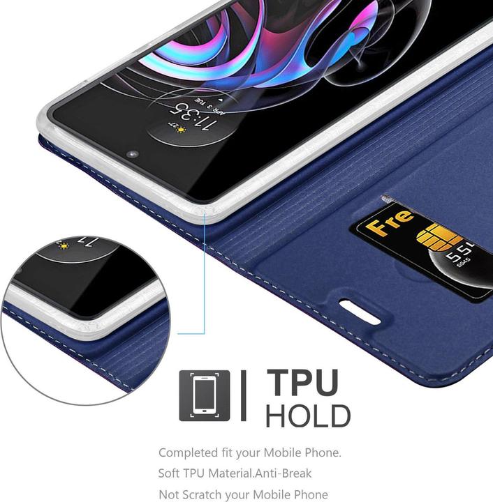 Actual product image Cadorabo Classy Book Case for Motorola EDGE 20 PRO / EDGE S PRO (Motorola Edge S Pro, Motorola Edge 20 Pro)