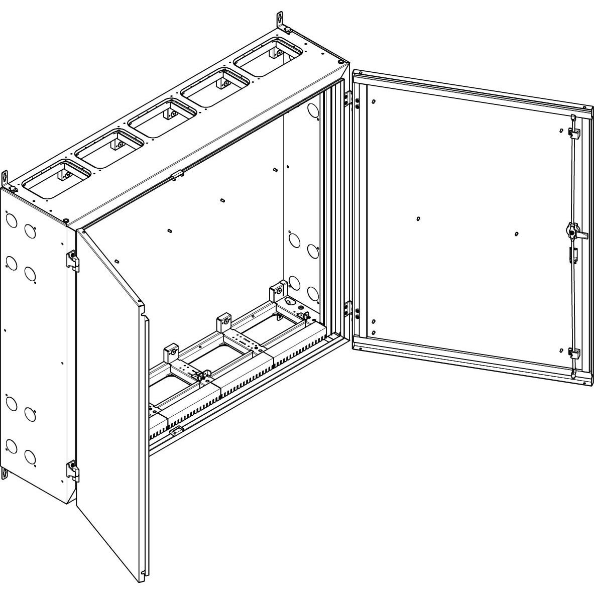 ABN NT57E, Serverschrank Zubehör, Weiss