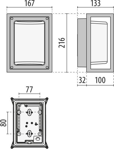 Actual product image PiL Lanterna Nk (479 lm, E27, IP65)