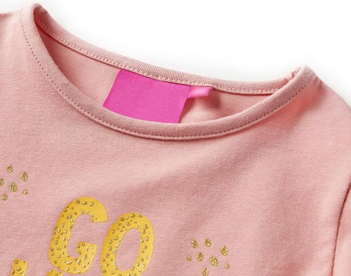 Immagine prodotto vidaXL Camicia da bambino a maniche lunghe Cognac 128,Materiale: 95 % cotone. 5 (128)