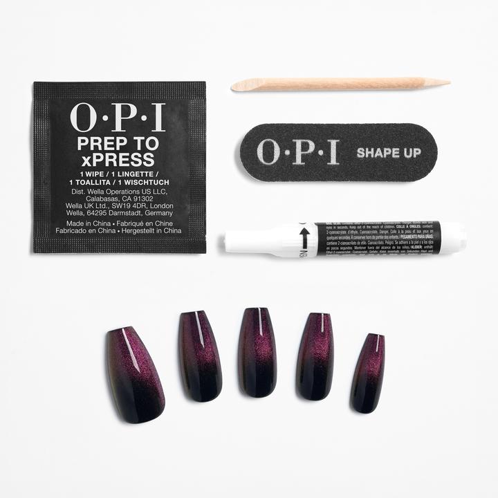 Actual product image OPI Xpress/On Nail Art (Artificial nails, Violet)