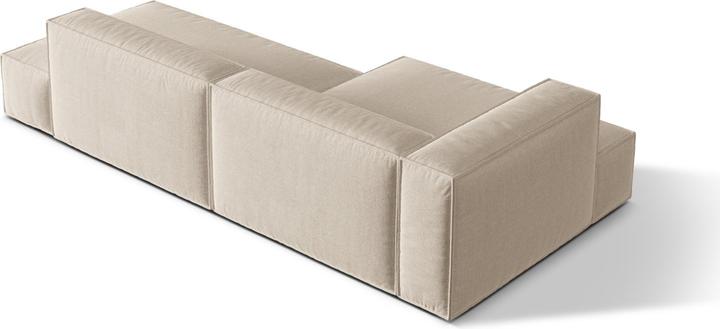 Actual product image Micadoni Modular Left Corner Sofa, "Nuria", 4 Seats, 147x312x72 Made in Europe (Modular sofa, Corner sofa)