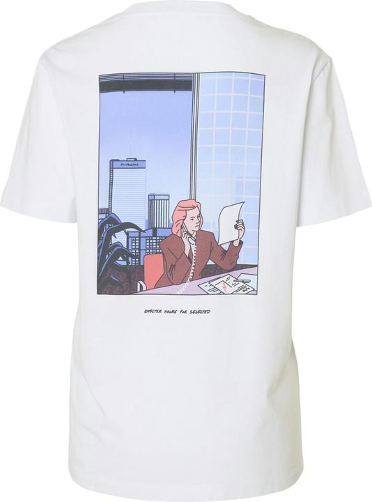 Actual product image Selected Femme Baumwoll Print T-Shirt (XS)
