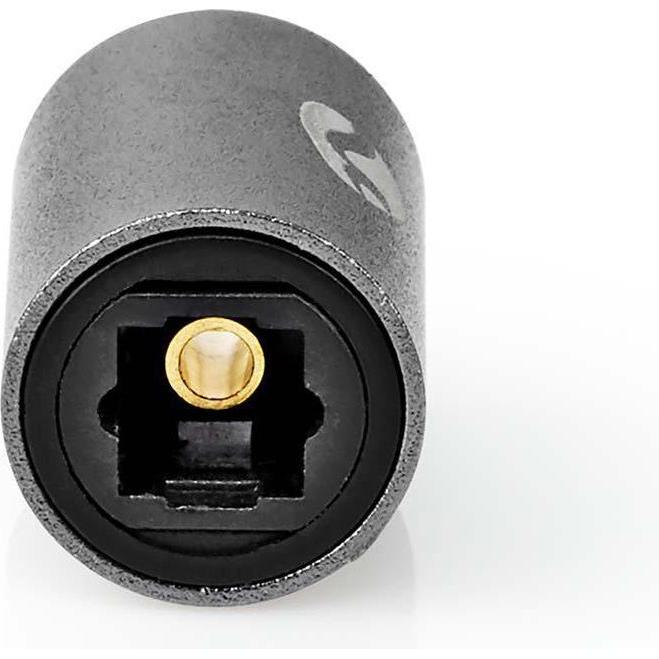 Nedis Optischer Audioadapter TosLink-Buchse - TosLink-Buchse Aluminium Grau Anthrazit, Video Converter