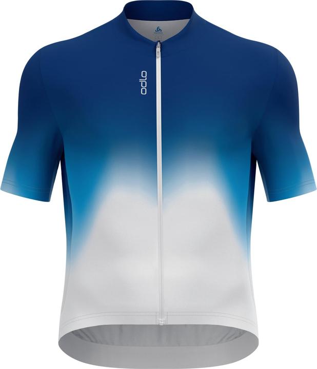Image du produit Odlo T-shirt s/u collar s/s full zip ZEROWEIGHT CHILL-TEC PRINT (XL)