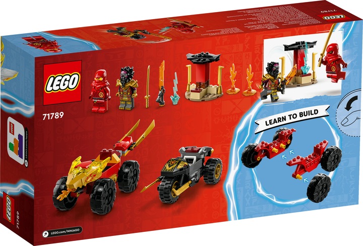 Immagine prodotto LEGO 71789 Inseguimento con lo speedster di Kai e la moto di Ras (71789, LEGO Ninjago)