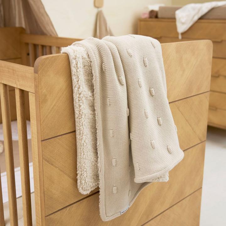 Actual product image Meyco Knots teddy baby blanket