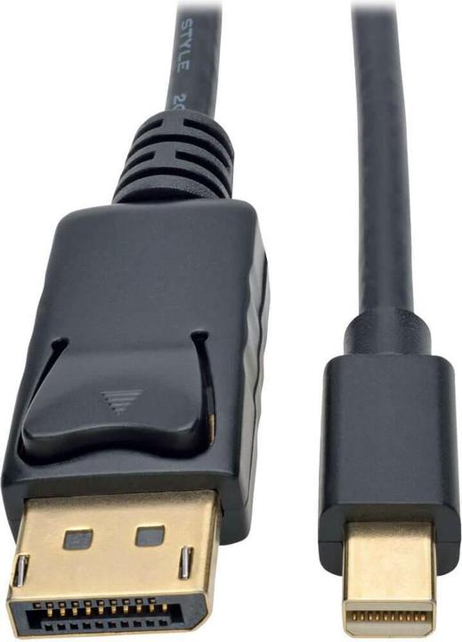 Produktbild Eaton Mini DisplayPort to DisplayPort Adapter Cable M/M 4K 60Hz Black 6ft. 1.8m (1.83 m, DisplayPort)