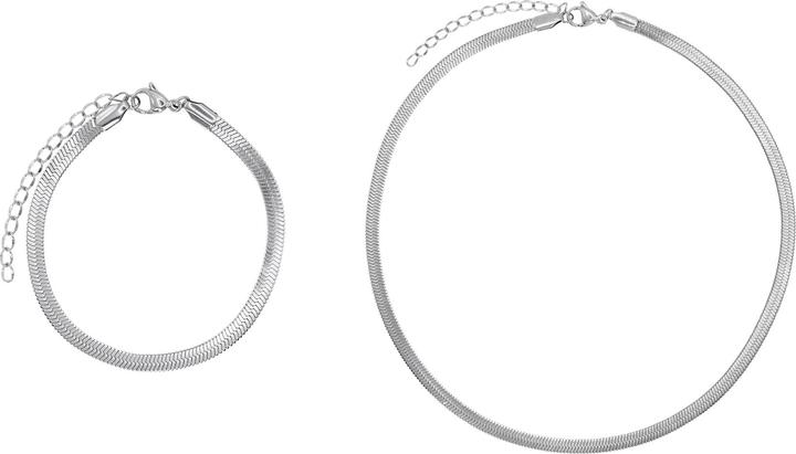 Produktbild Heideman Set Pirra silberfarben (100% Edelstahl)