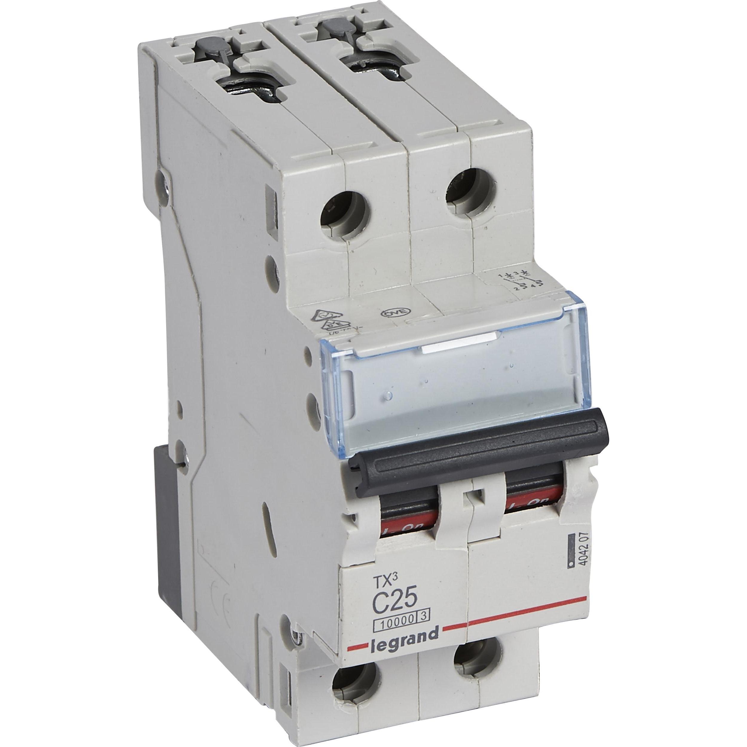 Legrand, Schutzschalter, 404207 Leitungsschutzschalter 25 A 400 V/AC