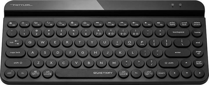 Actual product image A4Tech Wireless Keyboard FSTYLER FBK30 Black 2.4GHz+BT (Silent) (US, Wireless)
