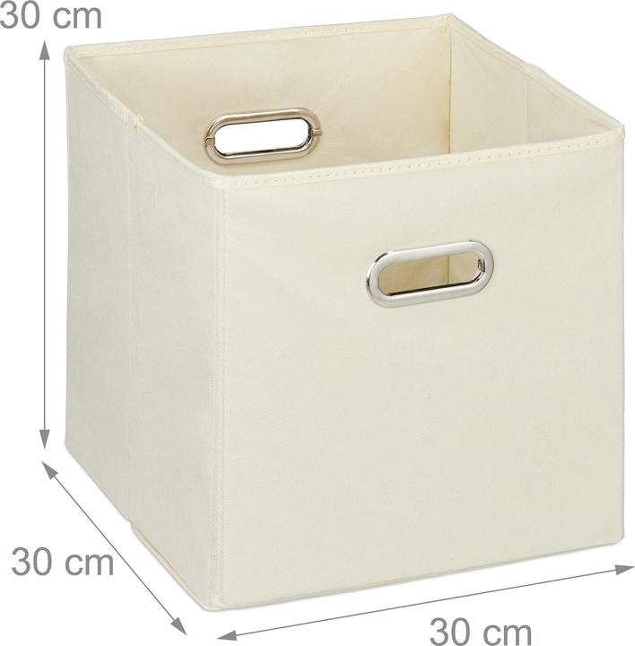 Image du produit Relaxdays 4x boîte de rangement (30 x 30 x 30 x 30 cm, 26 l)
