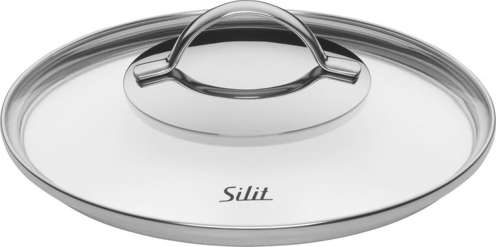 Actual product image Silit Kochtopf Fleischtopf Induktion 20cm Glasdeckel 3,3l Achat Edelstahl 18/10 (Casserole + Stewpot, Stainless steel)