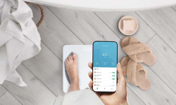 Produktbild ETA Vital Fitness Body Analysis Scale with App - 18 Measurements Including Body Fat