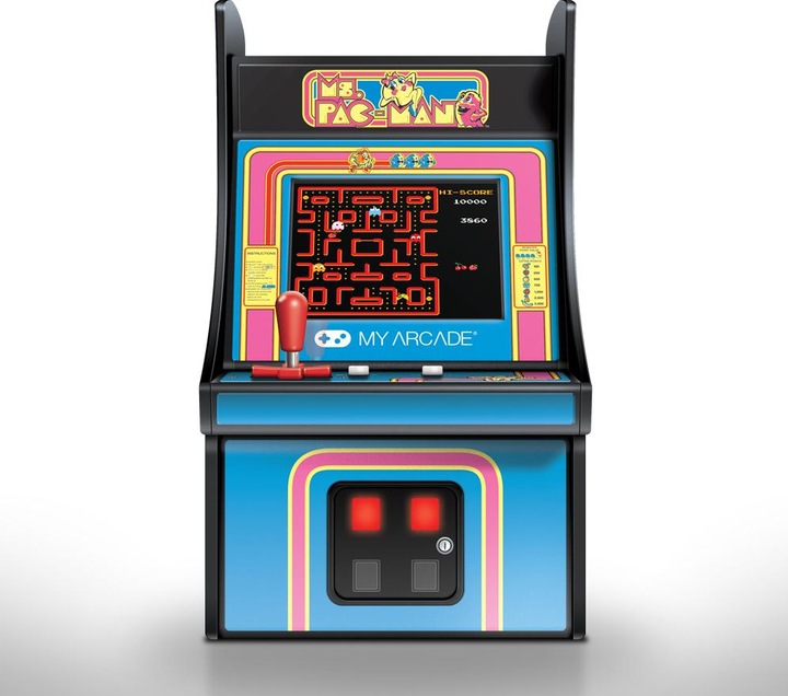 Image du produit MyArcade Mon Arcade MS. Pac-Man Collectible Micro Player Retro Arcade Machine - 6 Inch