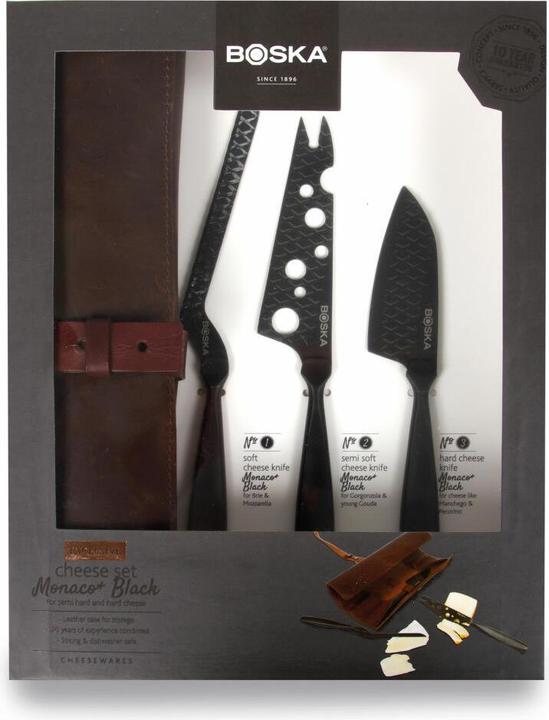 Produktbild Boska Käsemesser-Set Monaco+ Schwarz