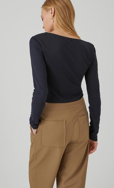 Produktbild La Redoute Collections T-Shirt mit V-Ausschnitt (S)