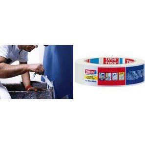 tesa, Klebeband, Maler Krepp 4306 Premium Papierabdeckband, 50 mm x 50 m schwach gekreppt, speziell für Maleranwendu (50...