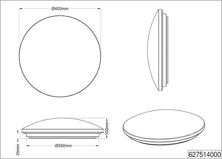 Productafbeelding Trio Maan (2000 lm)
